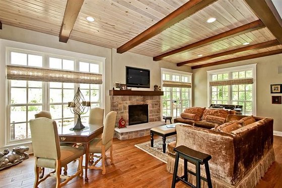 European style home, Great room photo