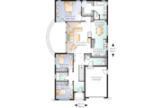 Craftsman Style House Plan - 3 Beds 2 Baths 1700 Sq/Ft Plan #23-649 
