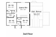 European Style House Plan - 4 Beds 2.5 Baths 3073 Sq/Ft Plan #329-362 