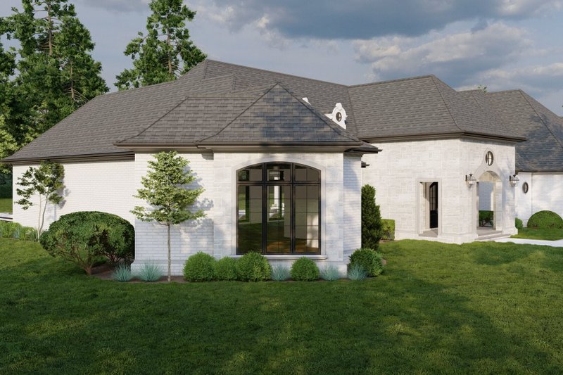 Dream House Plan - Exterior - Other Elevation 2 for European House Plan #923-69 - 4 bed, 4.5 bath