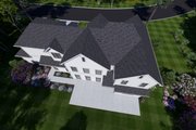 Traditional Style House Plan - 4 Beds 3.5 Baths 3437 Sq/Ft Plan #1069-38 Exterior 