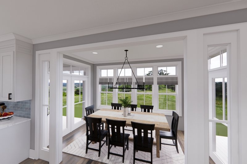 Dream House Plan - Interior - Dining Room for Farmhouse House Plan #51-1564 - 4 bed, 3.5 bath