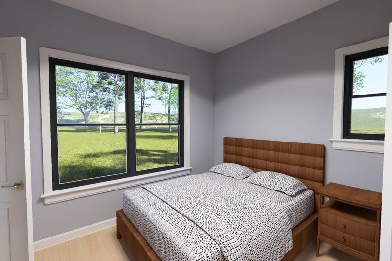 House Blueprint - Interior - Bedroom for Modern House Plan #513-2481 - 2 bed, 2 bath