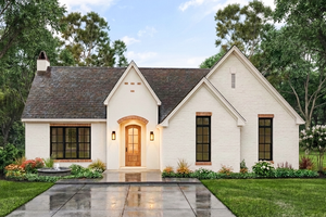 Dream House Plan - Exterior - Front Elevation for Cottage House Plan #406-9665 - 3 bed, 2 bath