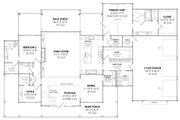 Farmhouse Style House Plan - 4 Beds 4.5 Baths 4180 Sq/Ft Plan #1096-7 