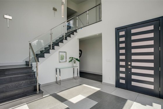 Interior - Entry 1 for Modern House Plan #1066-10 - 4 bed, 3 bath