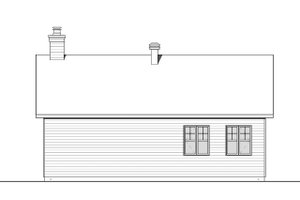 Exterior - Rear Elevation for Farmhouse House Plan #23-2731, 0 bath