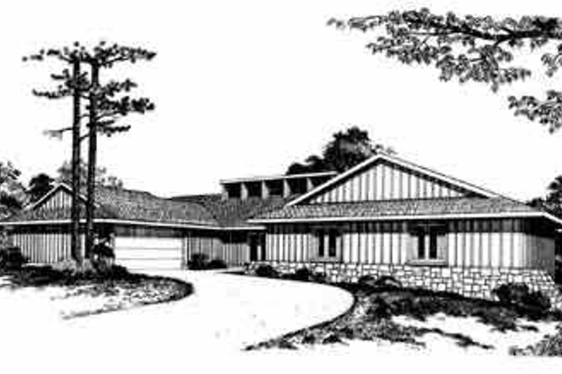 Home Plan - Traditional Exterior - Front Elevation Plan #72-392