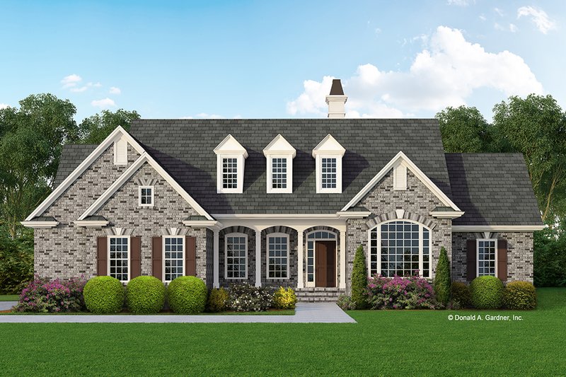 Architectural House Design - Country Exterior - Front Elevation Plan #929-259