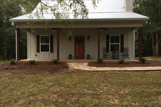 Exterior - Front Elevation 3 for Cottage House Plan #21-169 - 2 bed, 1 bath