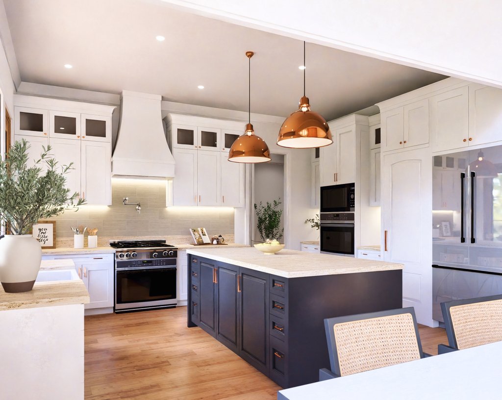 Interior - Kitchen 1 for Farmhouse House Plan #119-475 - 3 bed, 3.5 bath