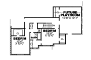 European Style House Plan - 4 Beds 3 Baths 2873 Sq/Ft Plan #34-216 