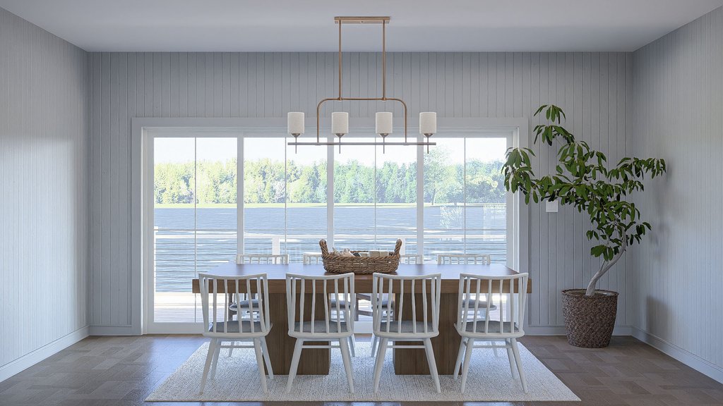 Interior - Dining Room for Beach House Plan #455-779 - 2 bed, 2.5 bath