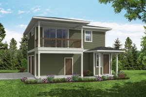 Traditional Exterior - Front Elevation Plan #124-1300