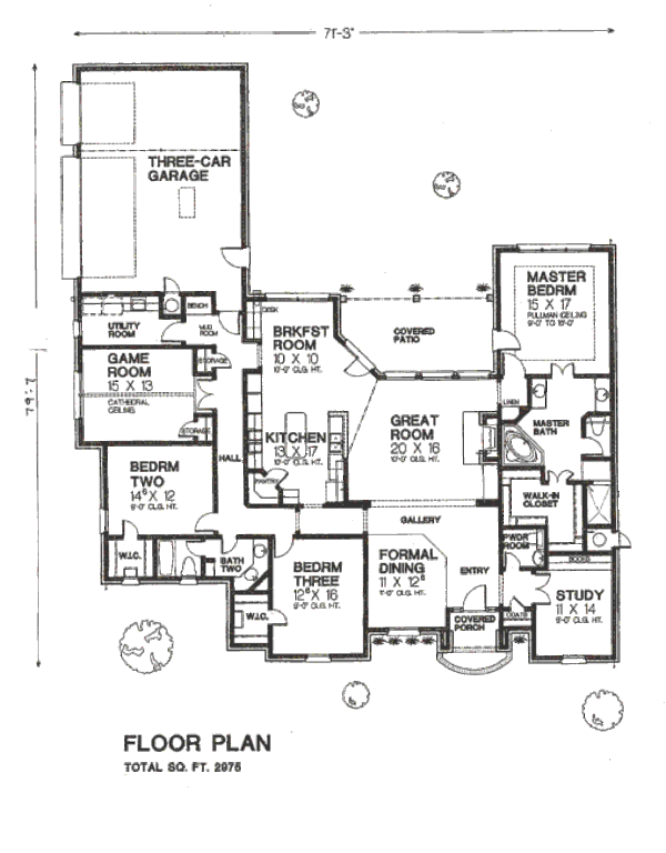 Dream House Plan - European Floor Plan - Main Floor Plan #310-668