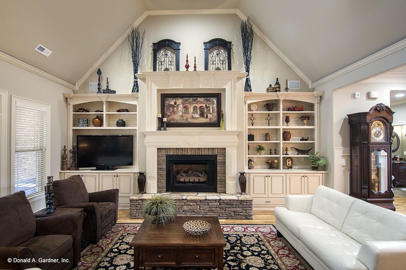 Architectural House Design - Interior - Family Room for Country House Plan #929-556 - 4 bed, 3 bath