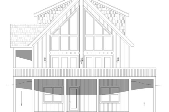 Exterior - Other Elevation 1 for Traditional House Plan #932-474 - 3 bed, 2.5 bath