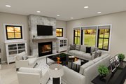 Farmhouse Style House Plan - 4 Beds 3.5 Baths 2500 Sq/Ft Plan #51-1374 