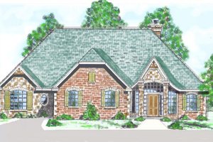 Traditional Exterior - Front Elevation Plan #52-226