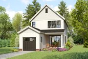 Farmhouse Style House Plan - 3 Beds 2.5 Baths 1936 Sq/Ft Plan #48-1124 