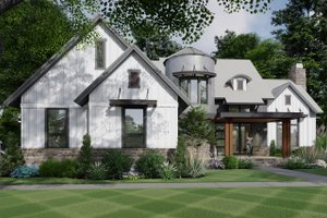 Exterior - Front Elevation 6 for Barndominium House Plan #120-268 - 3 bed, 2.5 bath