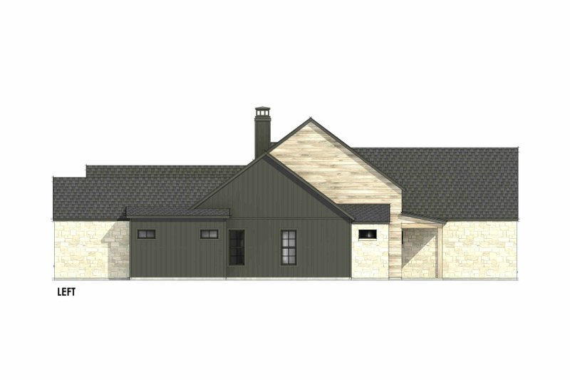 House Design - Exterior - Other Elevation 1 for Farmhouse House Plan #1096-57 - 4 bed, 4.5 bath