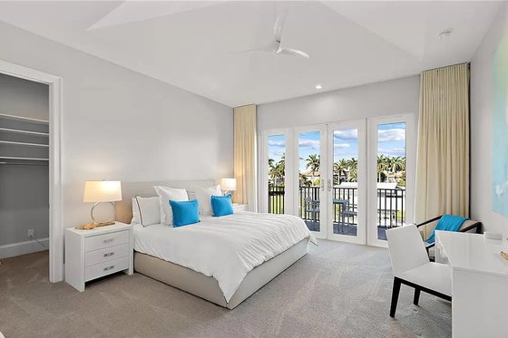 Interior - Bedroom 3 for Contemporary House Plan #548-57 - 5 bed, 5 bath