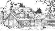 Country Style House Plan - 4 Beds 2.5 Baths 2196 Sq/Ft Plan #3-177 