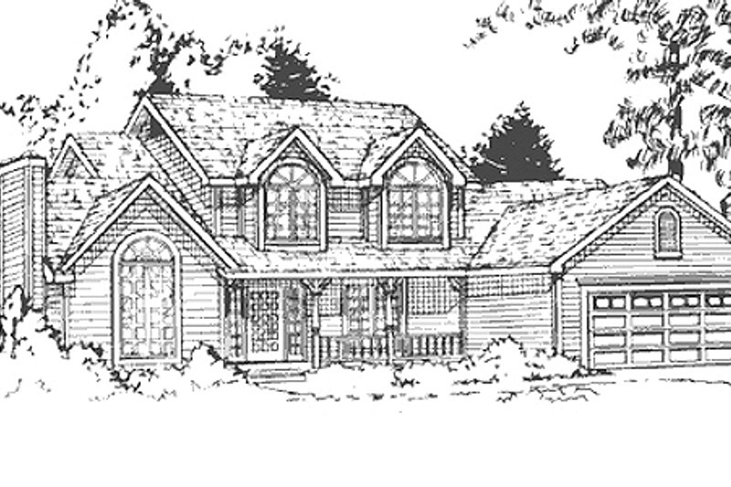 Dream House Plan - Exterior - Other Elevation for Farmhouse House Plan #3-177 - 4 bed, 2.5 bath