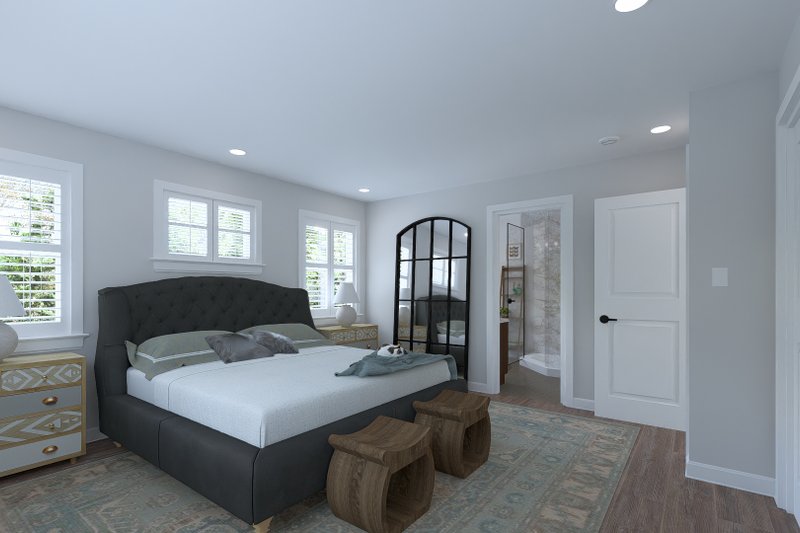 Architectural House Design - Interior - Master Bedroom for Farmhouse House Plan #1060-374 - 3 bed, 2.5 bath