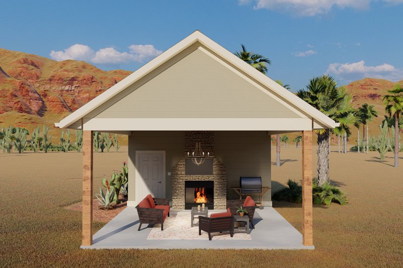 Dream House Plan - Exterior - Front Elevation 3 for Traditional House Plan #1060-94, 0 bath