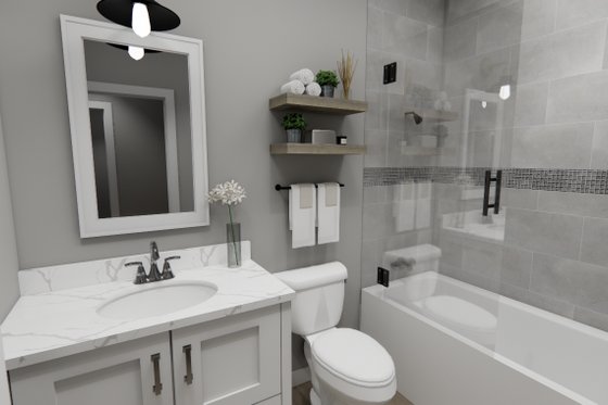 Interior - Bathroom for Farmhouse House Plan #51-1513 - 4 bed, 3 bath