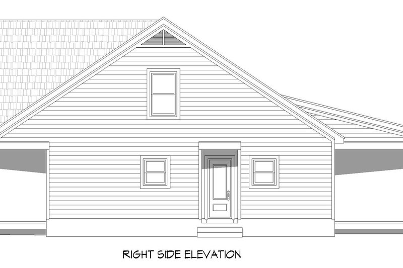 Dream House Plan - Exterior - Other Elevation 1 for Southern House Plan #932-774 - 3 bed, 2.5 bath