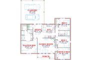 Traditional Style House Plan - 3 Beds 2 Baths 1618 Sq/Ft Plan #63-172 