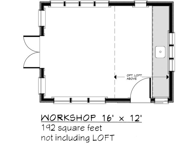 Craftsman Floor Plan - Main Floor Plan #917-29