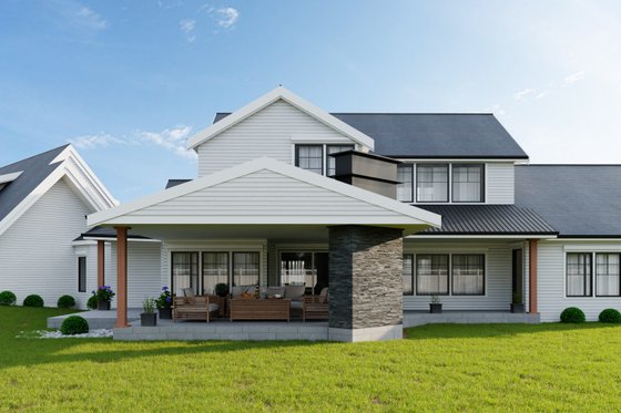 Exterior - Other Elevation for Farmhouse House Plan #1070-155 - 4 bed, 4.5 bath