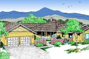 Traditional Style House Plan - 3 Beds 3 Baths 2192 Sq/Ft Plan #60-197 