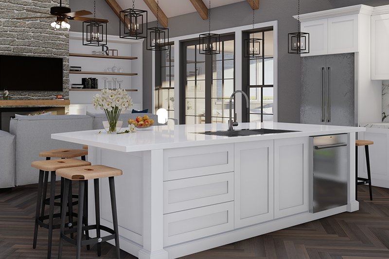 House Plan Design - Interior - Kitchen 2 for Craftsman House Plan #923-314 - 3 bed, 2.5 bath