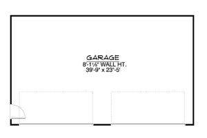 Floor Plan - Main Floor for Country House Plan #1064-81, 0 bath