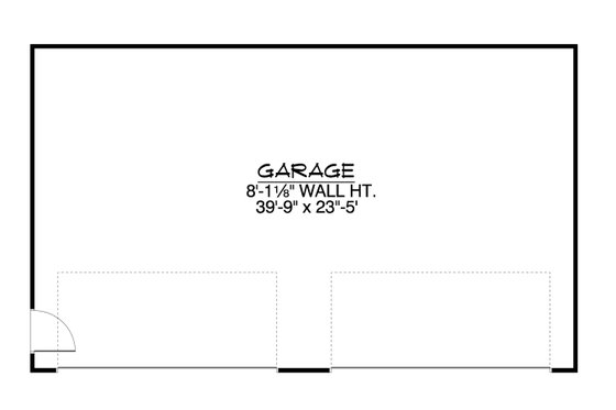 Floor Plan - Main Floor for Country House Plan #1064-81, 0 bath