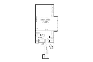 Floor Plan - Upper Floor for Farmhouse House Plan #1074-105 - 4 bed, 4.5 bath