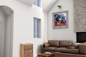 Interior - Family Room 1 for European House Plan #542-6 - 2 bed, 1 bath