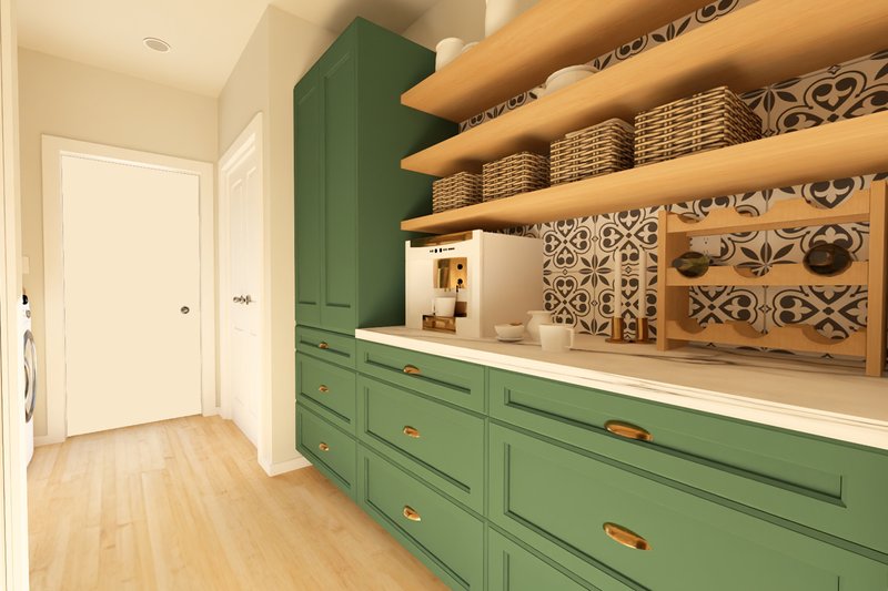 House Design - Interior - Laundry for Farmhouse House Plan #126-272 - 3 bed, 2 bath