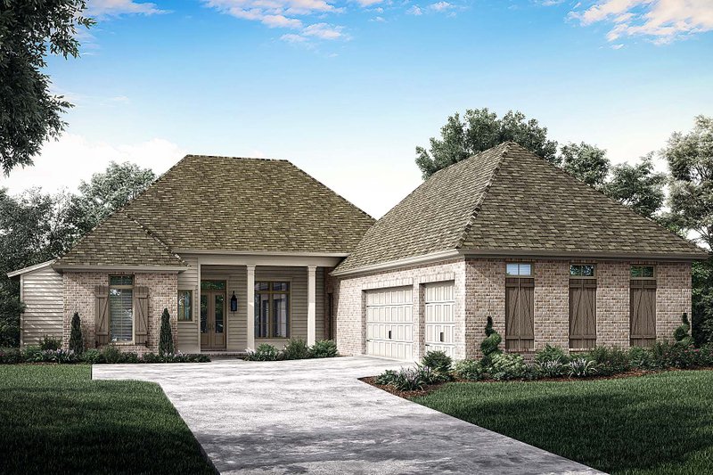 Traditional Style House Plan - 4 Beds 3 Baths 2372 Sq/Ft Plan #1081-19