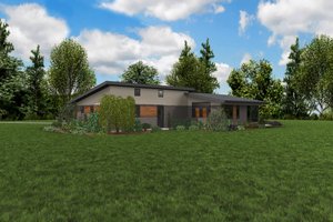 Exterior - Other Elevation for Contemporary House Plan #48-1014 - 4 bed, 2.5 bath