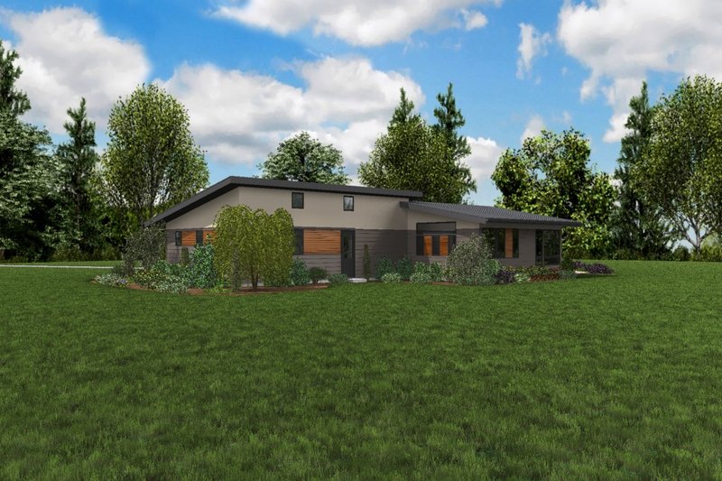 Home Plan - Exterior - Other Elevation for Contemporary House Plan #48-1014 - 4 bed, 2.5 bath