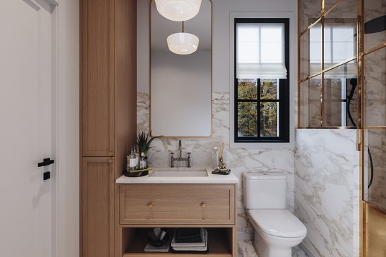 Interior - Master Bathroom for Country House Plan #23-2805 - 4 bed, 2.5 bath