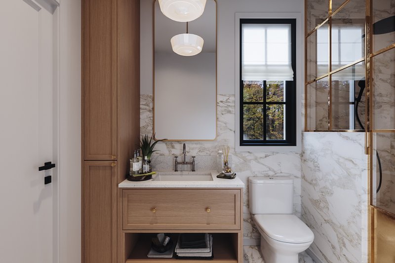 Home Plan - Interior - Master Bathroom for Country House Plan #23-2805 - 4 bed, 2.5 bath