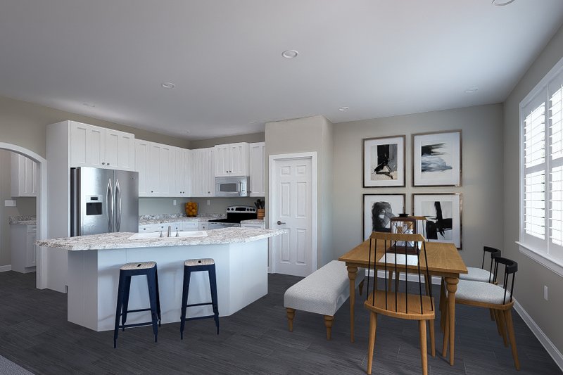 House Design - Interior - Kitchen 2 for Traditional House Plan #1060-221 - 3 bed, 2 bath