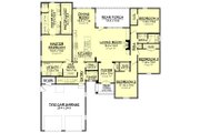 European Style House Plan - 4 Beds 2.5 Baths 2459 Sq/Ft Plan #430-139 